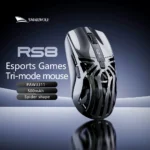 SmailWolf RS8 Bluetooth wireless 2.4g gaming mouse triple-mode lightweight e-sports gaming 1K return rate 10000DPI computer - Image 7