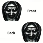 Horror Nun Headrest Covers, Removable & Washable, Universal Daily Car Headrest Covers - Image 5