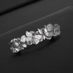 Skyrim Vintage Metal Butterfly Hair Clip Bride Tiara Hairwear Retro Hairpin Barrette Luxury Hair Accessories for Women Wholesale - Image 4