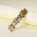 Skyrim Vintage Metal Butterfly Hair Clip Bride Tiara Hairwear Retro Hairpin Barrette Luxury Hair Accessories for Women Wholesale - Image 3