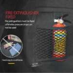 Car Trunk Mesh Organizer Car Tail Storage Net Seat Back Pocket Universal Trunk Bag Auto Magic Tape Network Interior Accessories - Image 4