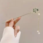 1/6pcs Elegant Chinese Style Tassel Hair Stick Traditional Floral Design Hairstyle Accessory Women Jewelry Hairpin Hairneedle - Image 5