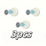 3pcs No Drill Magnetic Remote Holder - Wall Mount for TV/AC/DVD Remotes, White Space-Saving Design - Image 7