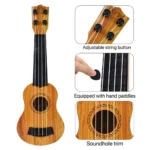35cm Children Guitar Toy Can Be Used To Play Elementary Instruments With Paddles Simulating Yukrili Music Toys - Image 3