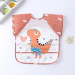 Waterproof EVA Full Sleeve Baby Bibs Children Apron Long Sleeve Feeding Smock Kids Eating Breastplate Infant Scarf Clothing - Image 25