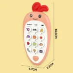 Baby Phone Toy Music Sound Telephone Sleeping Toys With Teether Simulation Phone Kids Infant Early Educational Toy Kids Gifts - Image 15