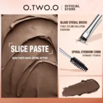 O.TWO.O Eyebrow Pomade Brow Gel Wax 2 IN 1 Waterproof Long Lasting Creamy Texture Eye Brow Tint Enhancers Cosmetics Makeup - Image 5