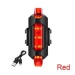 USB Rechargeable Bike Light Front Light Red Taillight Easy to Install 3 Modes Bicycle Accessories for the Bicycle - Image 8