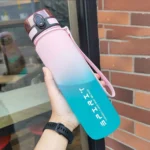 Gradient Water Bottle - 1000ml/600ml/750ml Capacity Outdoor Camping Gym Suitable Holiday Gift Birthday - Image 9