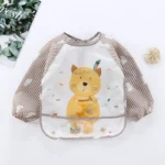 Waterproof EVA Full Sleeve Baby Bibs Children Apron Long Sleeve Feeding Smock Kids Eating Breastplate Infant Scarf Clothing - Image 28