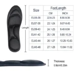 1/2/4/16Pairs 5D Massage Memory Foam Insoles For Shoes Sole Breathable Cushion Sport Running Insoles For Feet Orthopedic Insoles - Image 6