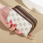 Chic Vintage Zippered Card Holder Wallet for Women - Secure Multi-Card Slots, Fashionable Faux Leather with Coin PurseLuxurious - Image 8
