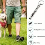 1/2Pcs Dog Whistle To Stop Barking, Adjustable Sound Pitch Dog Whistle With Keychain, Professional Recall Pet Puppy Cat Dog - Image 4