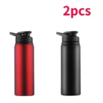 1-15PCS Portable Stainless Steel Bicycle Water Bottle Straight Drinking Outdoors Sports Travel Kettle Metal Water Bottle - Image 14