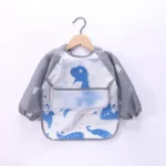 Waterproof EVA Full Sleeve Baby Bibs Children Apron Long Sleeve Feeding Smock Kids Eating Breastplate Infant Scarf Clothing - Image 32