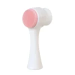 3D Double Silicone Facial Cleansing Brush Manual Massage Facial Brush Soft Bristles Exfoliator Double Sided Face Wash Brush - Image 8