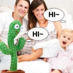 1pc Dancing Cactus Toy,Repeat Talking ,Song Speaker Wriggle Dancing Sing Talk, Plushie Stuffed ,Interaction and Decoration - Image 4