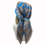 90*90cm Square Silk Scarves Women Hijab Shawls Fashion Print Kerchief Femme Head Scarf Foulard Bandana Beach Pareo - Image 5