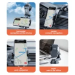 SEAMETAL Car Dashboard Phone Bracket Universal Auto Cellphone Stand For GPS Navigation Universal Desk Windshield Hanging Holder - Image 5