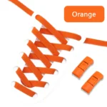 No Tie Shoe laces Press Lock Shoelaces without ties Elastic Laces Sneaker Kids Adult 8MM Widened Flat Shoelace for Shoes - Image 12
