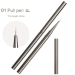 Nails Art Liner Brushes Striping Drawing Elongated Lines Painting 6/9/12/15/18mm Nail Professional Manicure Tool ZJS02 - Image 10