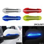 Car Wheel Hub Reflective Stripes Door Handle Safety Warning Sticker Car Rear Warning Tape Automobile Sticker Exterior Accessorie - Image 4