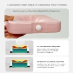 Durable Slow Drinking Pet Water Fountain Anti-spill Plastic Dog Water Bowl Non-wet Mouth Removable Pet Supplies - Image 5