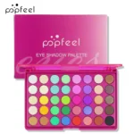 POPFEEL 40 Color Earth Tones &Rainbow Shades Eyeshadow Palette -Long-Lasting, Highly Pigmented, Smooth Matte and Shimmer Finish - Image 8