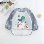 Waterproof EVA Full Sleeve Baby Bibs Children Apron Long Sleeve Feeding Smock Kids Eating Breastplate Infant Scarf Clothing - Image 27
