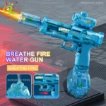 HUIQIBAO Electric Pulse Water Gun Simulated Flame Sensor Light Fully Automatic Fights Toy Water Pistol Outdoor Beach Toys Adult - Image 3