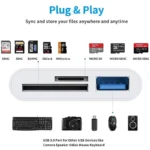 Type c Adapter TF CF sD Memory Card Reader OTG Writer Compact FlashUsB-C for lPad Pro Huawei Macbook samsung Xiaomi cardreader - Image 3