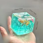 Taba Squishy Stress Balls Cube - Ocean Sensory Fidget Toy Slow Rise Squishy Toys for Kids and Adults Squeeze Relax Gift - Image 8