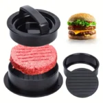 Burger Press Mold & Patty Press Maker -3 in 1 Stuffed Hamburger Patty Maker Perfect for Beef, Chicken Patties - Kitchen Press To - Image 2