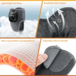 Cordless Electric Foot Massager can Vibrate and Heat Ankles & Sole, Portable Breathable Bracket Joints Wrap for Relax Ankle - Image 8