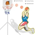 Indoor Basketball Hoop Sports Fan Backboards For Kids Boys Girls Door Room Suction Cup Basketball Hoop Mini Hoop With 2 Ball Toy - Image 5