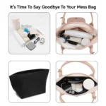 Felt Insert Bag Fits For Longchamp Handbag Liner Bag Felt Cloth Makeup Bag Support Travel Portable Insert Purse Organizer - Image 6