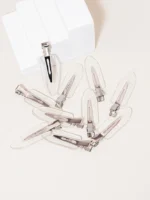 10pcs seamless fashion girl transparent hair clips, makeup facial accessory clips styling hair clips Special for real hair wigs - Image 4