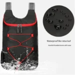 Multifunctional Outdoor Folding Backpack High Density Lightweight Waterproof Nylon Fabric Sports Bag for Camping Hiking Travel - Image 6