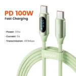 Toocki 100W Type C to Type C Cable PD Fast Charging Charger USB C to USB C Display Cable For Macbook iPad Data Cord Wire - Image 8