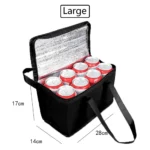 Portable Lunch Cooler Bag Folding Insulated Food Carrier - Image 8