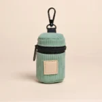 New Corduroy Dog Poop Bag Dispenser Multi-color Zipper Waste Bag Holder Hangable Walking Use Poop Bag Organizer Pet Supplies - Image 12