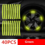 Car Wheel Hub Reflective Stripes Door Handle Safety Warning Sticker Car Rear Warning Tape Automobile Sticker Exterior Accessorie - Image 20
