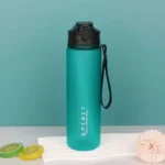 Sports Water Bottle with Time-Tracking Straw Leak Proof Locking Flip Cover for Easy Carry Ideal for Outdoor Adventures - Image 18