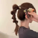 Minimalist Bubble Braid Headband High-quality and Caring Phone Line Hair Loop Tied Ponytail Braid Hair Rope headband - Image 3