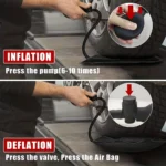 Air Wedge Bag, 3 Piece Strong Commercial Grade Air Bag Pump Professional Leveling Kit Alignment Tool Inflatable Shim Bag - Image 2