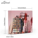 POPFEEL Eye Makeup Set 40 Color Eyeshadow Palette Eyebrow Pencil Eyeliner Pen Mascara With A Set Of Makeup Brushes Eye Cosmetics - Image 6