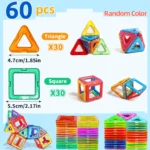 Magnetic Building Blocks DIY Magnets Toys medium size STEM Toys Construction Toys Learning Educational Magnet Toys - Image 7