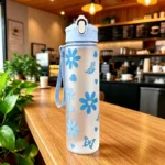 800ml/27oz Large Capacity Sports Water Bottle Leak Proof Plastic Drinking Cup With Time Scale Suitable For Travel Fitness Sports - Image 13