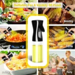 200/300/500ml Oil Spray Bottle BBQ Cooking Olive Oil Sprayer Plastic Baking Oil Spray Empty Bottle Vinegar Bottle Or  Oil brush - Image 5