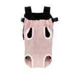 Breathable Mesh Pet Front Bag Adjustable Strap Double Shoulder Pet Carrier Backpack Lightweight Hands-free Dog Carrying Bag - Image 8